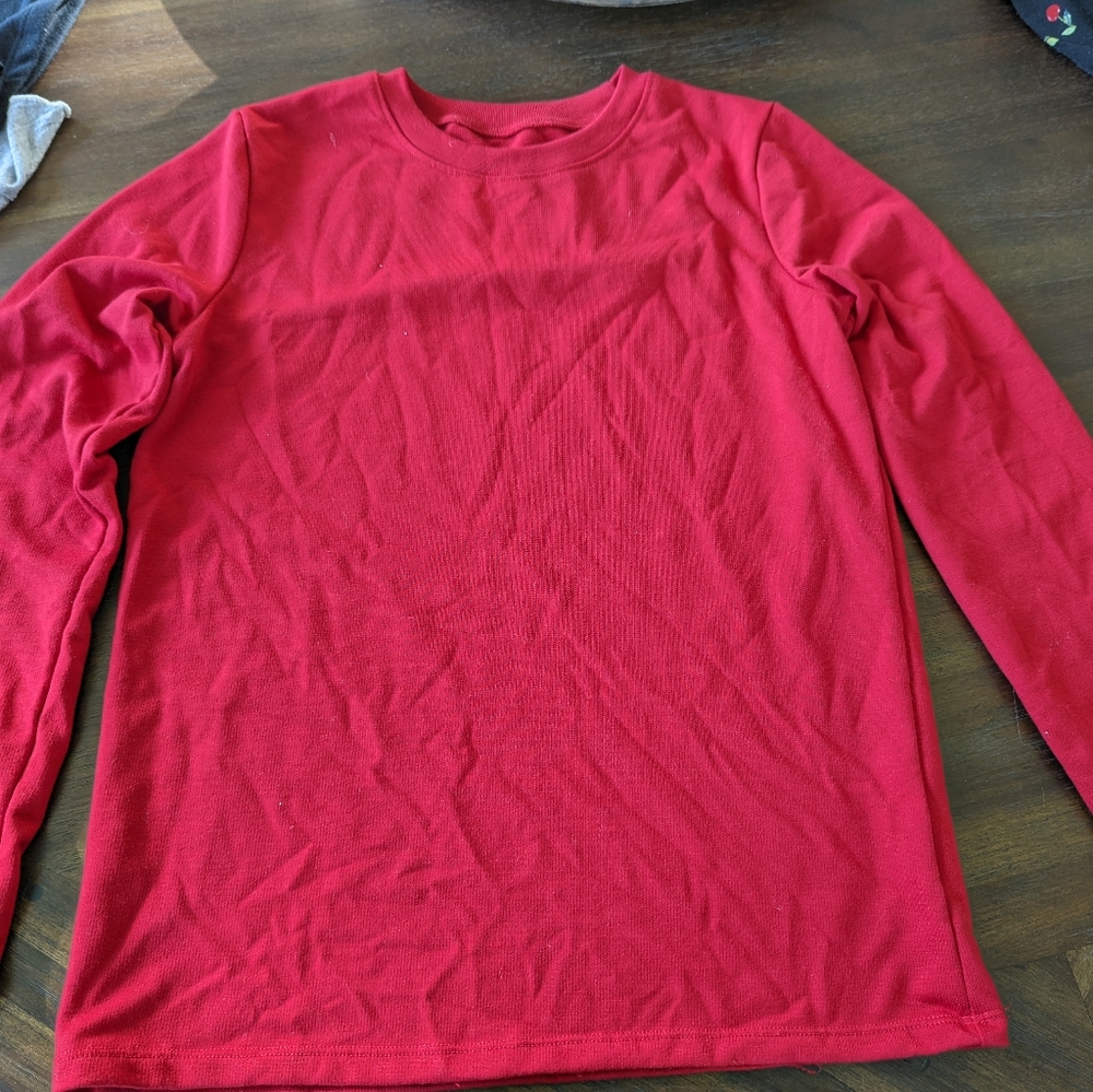 COPY - Land's end red pajama shirt